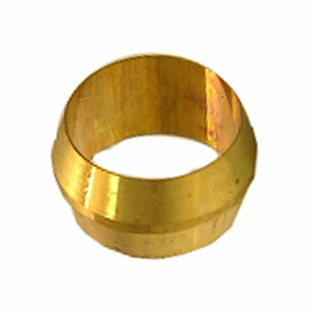 LARSEN SUPPLY CO 0.12 in. Brass Compression Sleeve, 2PK 207963